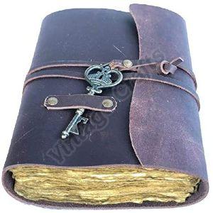 Key Pendant Leather Journal