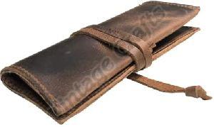 Genuine Buffalo Leather Pencil Case
