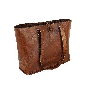 Ladies Leather Tote Bag