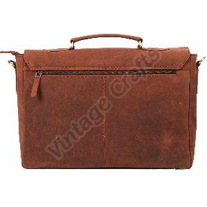 Leather Office Messenger Bag