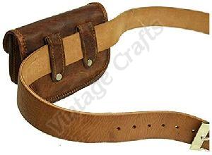 Leather Bum Bag Belt Pouch
