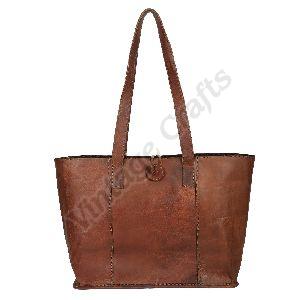 Ladies Leather Tote Bag
