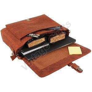 Leather Office Messenger Bag