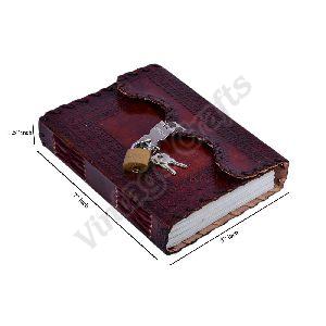 Leather Journal With Lock and Key
