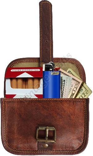 Leather Bum Bag Belt Pouch
