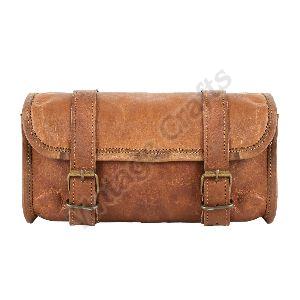 Leather Motorcycle Handlebar Bag