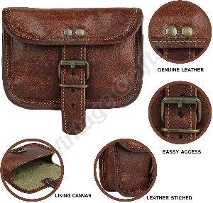 Leather Bum Bag Belt Pouch