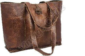Ladies Leather Tote Bag