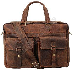 Buffalo Leather Messenger Bag