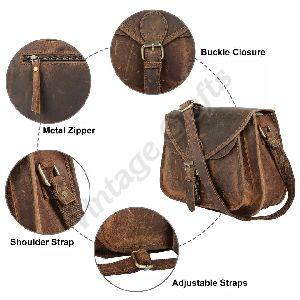 Ladies Leather Crossbody Bag