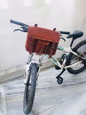Leather Messenger Satchel Motorcycle Tool Bag