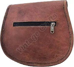 Ladies Leather Matka Sling Bag