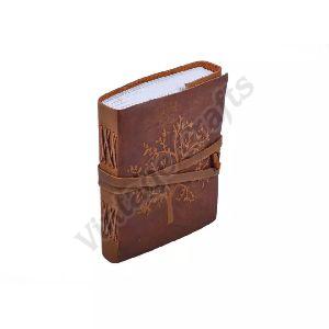 Leather Blank Book Bound Journal Diary