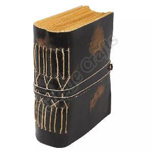 Handmade Stone Leather Journal Notebook With Lock