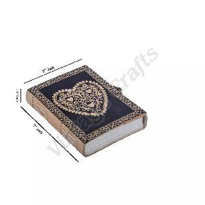 Leather Blank Book Bound Journal Diary Notebook