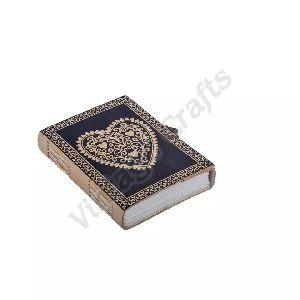 Leather Blank Book Bound Journal Diary Notebook