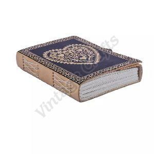 Leather Blank Book Bound Journal Diary Notebook