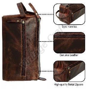 Leather Toiletry Bag