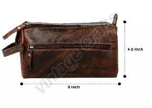 Leather Toiletry Bag