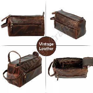 Leather Toiletry Bag