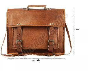 Leather Laptop Messenger Bag