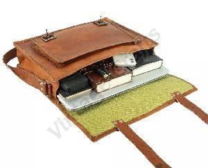 Leather Laptop Messenger Bag