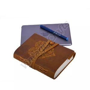 Belt Lock Leather Journal Diary