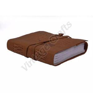 Belt Lock Leather Journal Diary