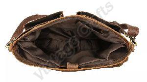 Leather Crossbody Messenger Bag