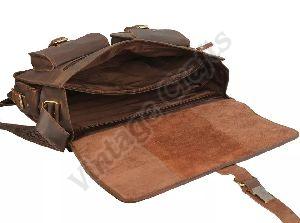 Leather Satchel Messenger Bag
