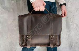 Mens Leather Messenger Bag