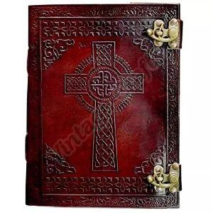 Double C Lock Leather Journal