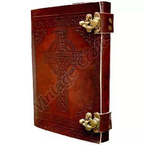 Double C Lock Leather Journal