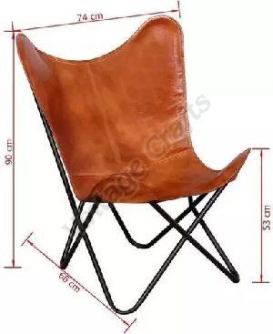 Leather Butterfly Chair