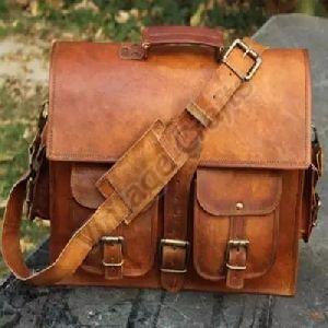 Handmade Leather Messenger Bag