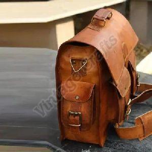 Handmade Leather Messenger Bag