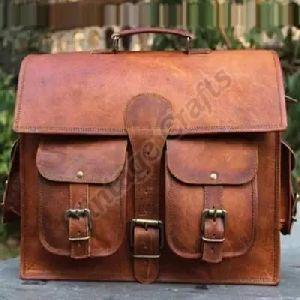 Handmade Leather Messenger Bag
