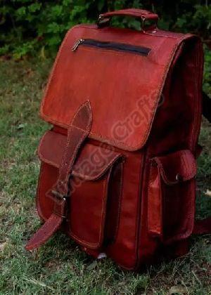 Leather Designer Backpack