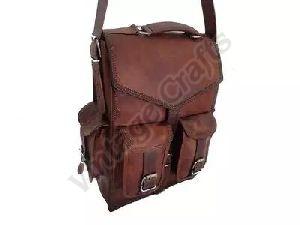 Leather Laptop Backpack