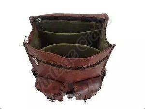 Leather Laptop Backpack