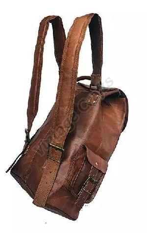 Leather Travel Backpack