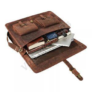 Vintage Leather Messenger Bag