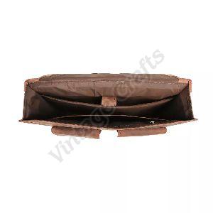 Vintage Leather Messenger Bag