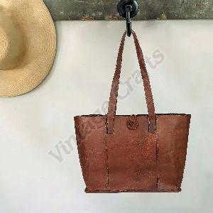 Ladies Leather Tote Bag