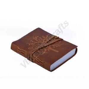 Leather Blank Book Bound Journal Diary