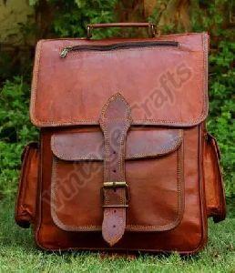 Leather Designer Backpack