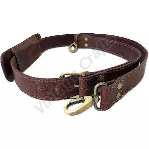 Leather Duffle Bag Shoulder Strap Belt