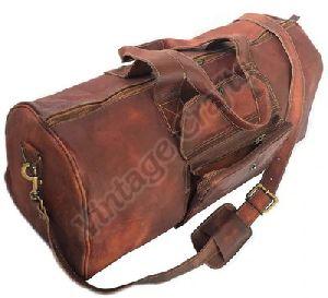Stylish Leather Duffle Bag