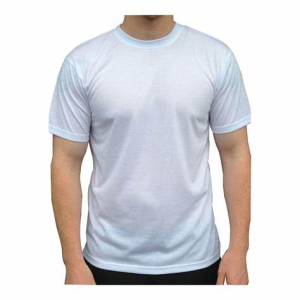 White Polyester T-Shirt