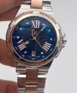 GC CableBijou Dual Tone Blue Dial Womens Watch